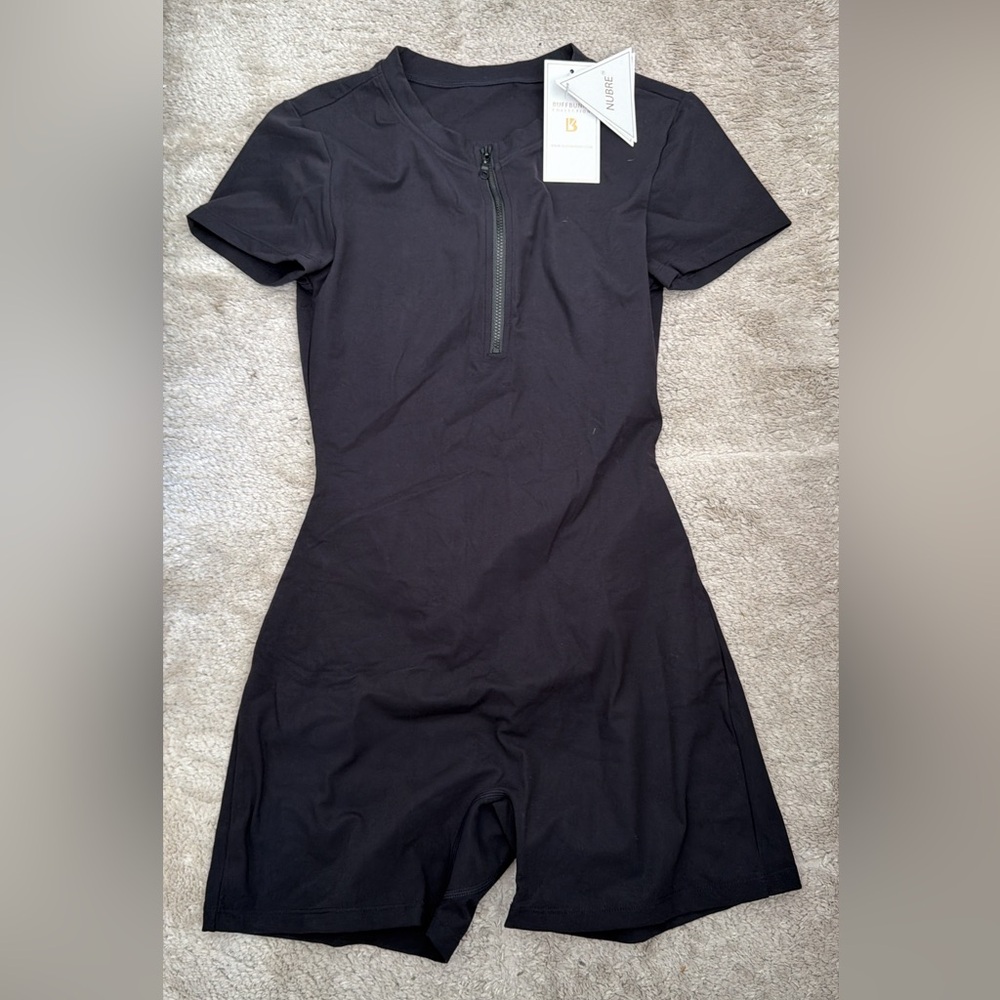 BuffBunny Black Short Sleeve Jumpsuit M